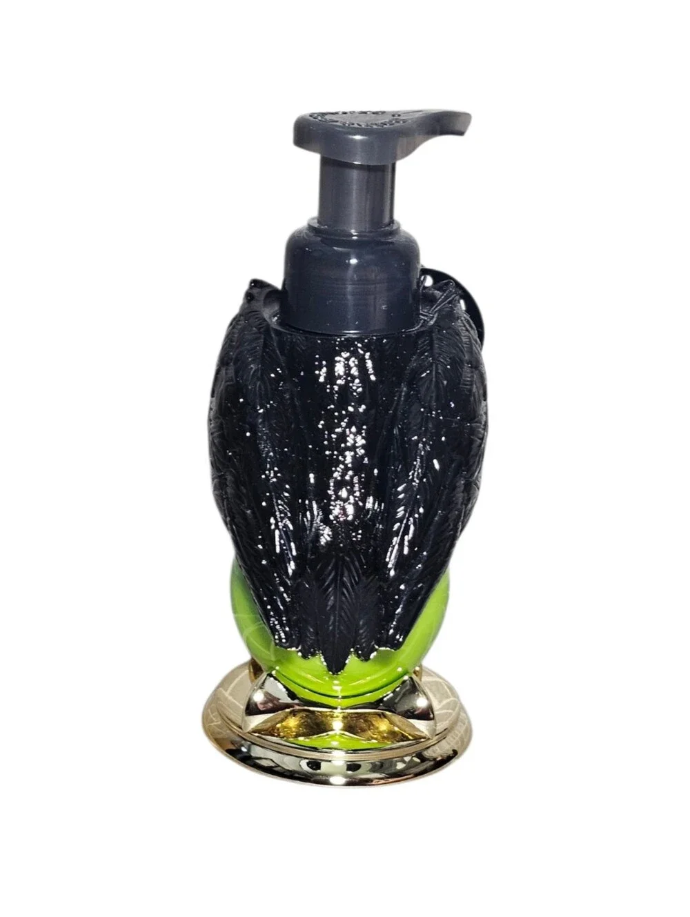 NEW! Bath & Body Works Disney Maleficent Raven Foam Hand Soap Dispenser